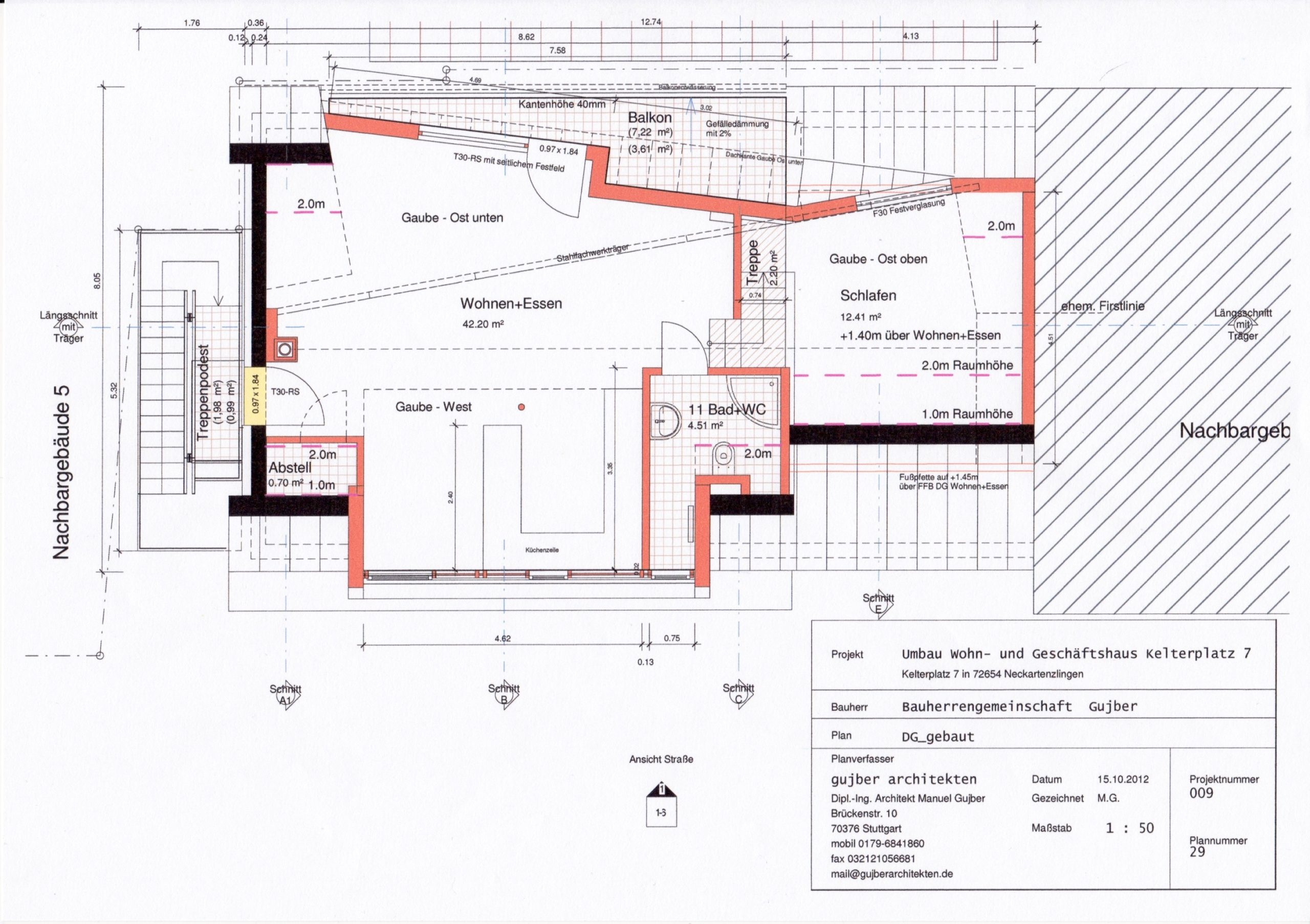 Plan DG zur Flächenberechnung Kelterplatz 7_15.10.2012